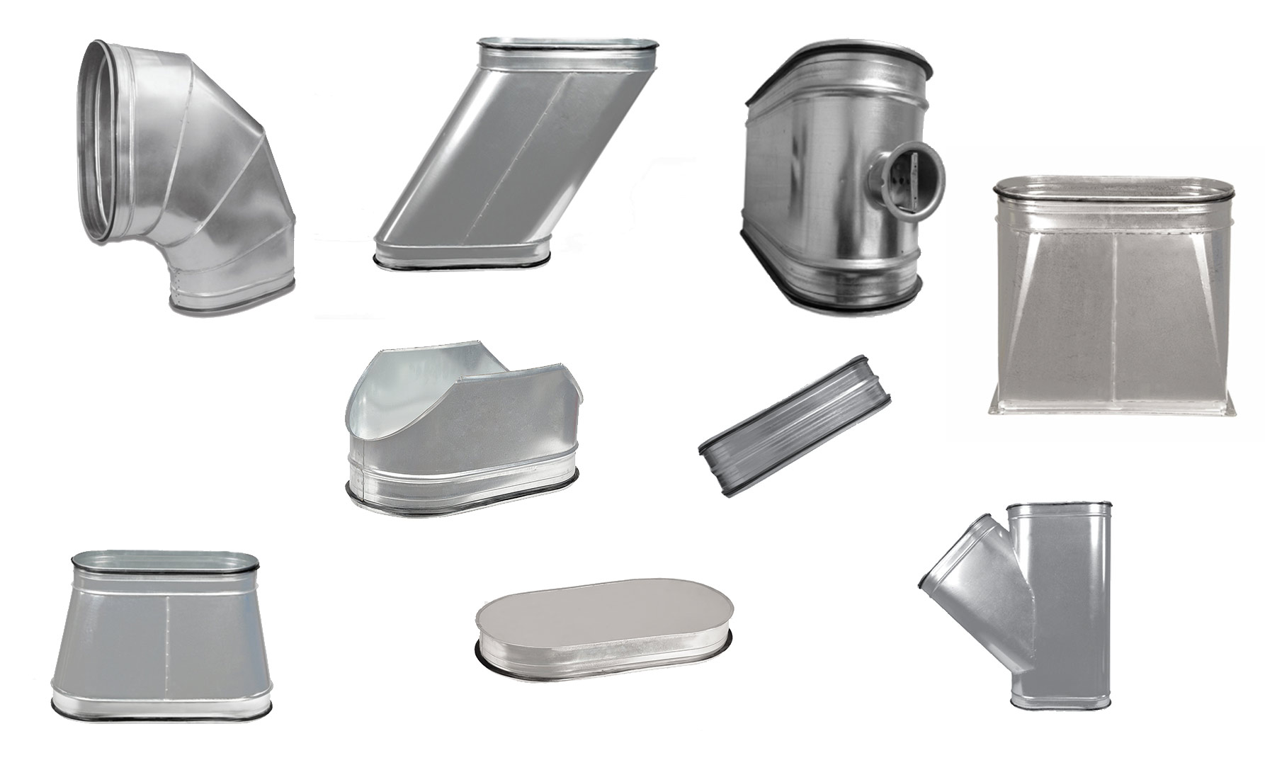 Oval Kanal Fittingsler